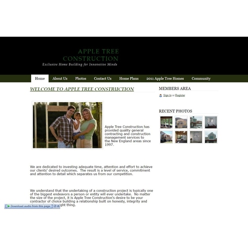 Apple Tree Construction Manchester, NH