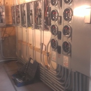 800 Amp service relocation upgrade 7 unit apt