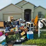 Moving out debris