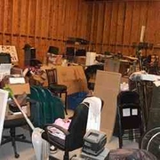 Remove household debris for the basement