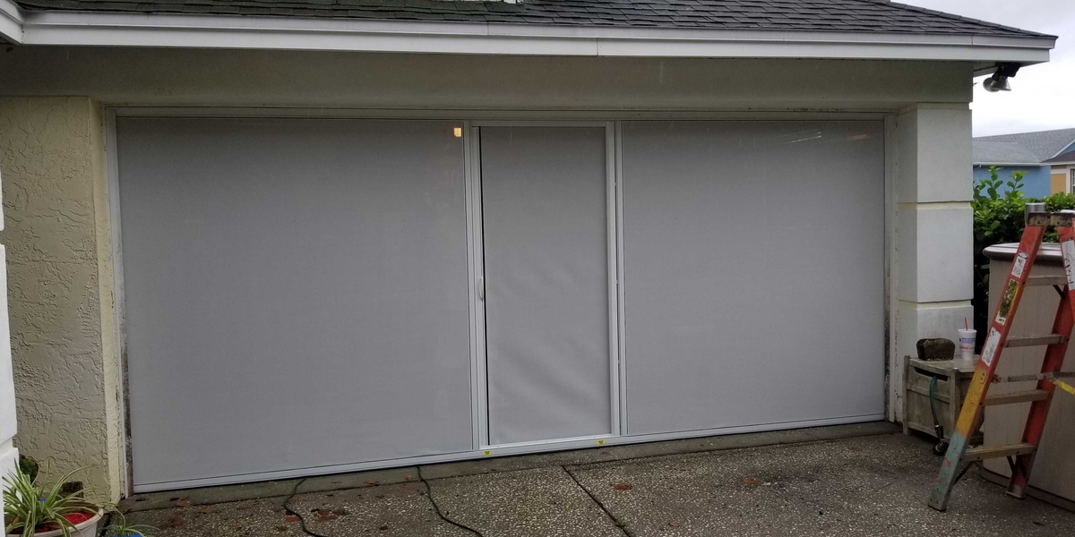 garage door screens tampa fl