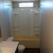 New tube shower surround kit that we installed for a custome