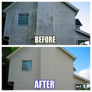 Restoring this two story Homes curb appeal!!