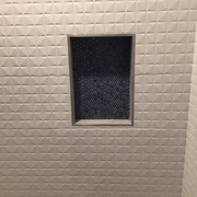 Custom bath with nitch