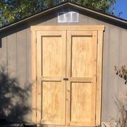New door for an outdoor storage building