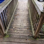 Before Deck Restoration Treatment