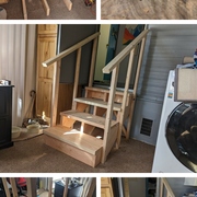 Heavy Duty New Steps into the House