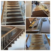 Laminate Stairs Installed