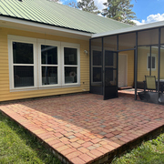 House Soft Wash + Concrete Cleaning (After)