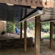 deck surface replacement with underdeck drainage system