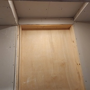 Kitchen Pantry Drywalled